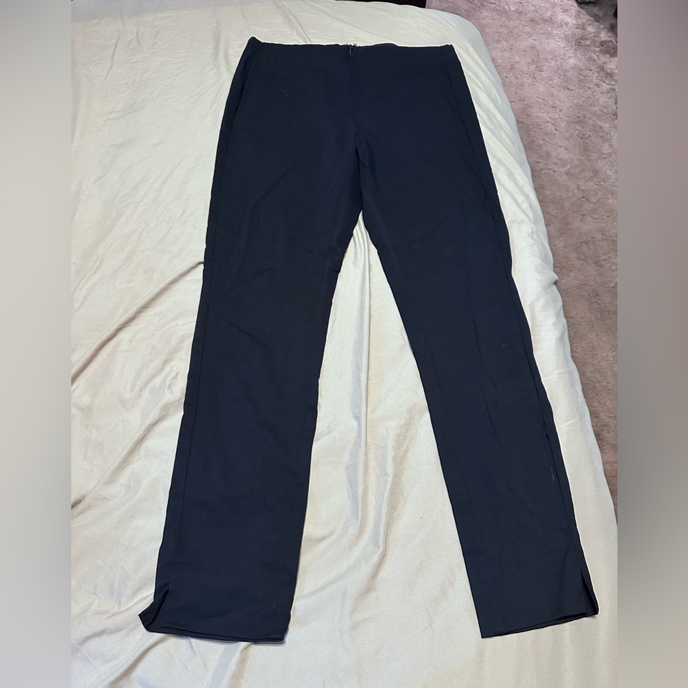 Black Capris Slim Cut Dress Pant